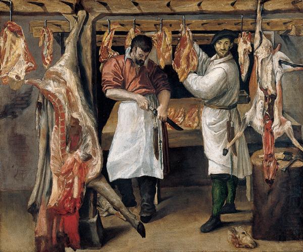 The Butchers Shop, Annibale Carracci